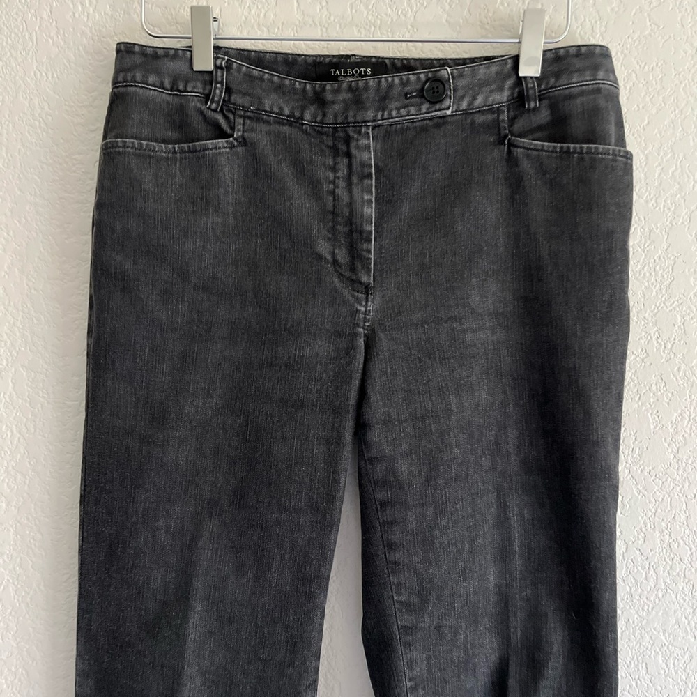 TALBOTS Signature Denim in distressed black size 8 - Picture 4 of 13